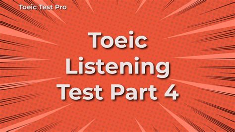 Toeic listening practice test free download