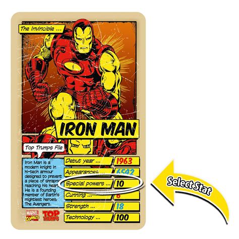 Top Trumps Card Game Marvel
