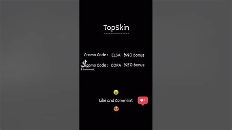 Topskin promo kod