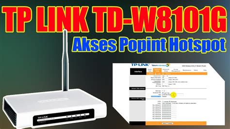 Tp link td w8101g firmware güncelleme