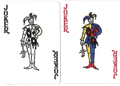 Traditional Joker Playing Card
