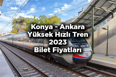 Tren bileti konya