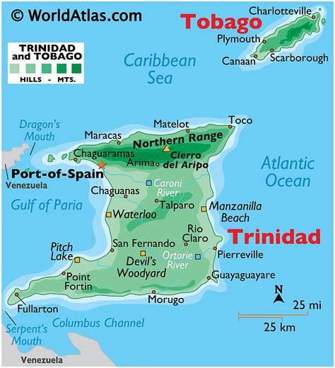 Trinidad On Map