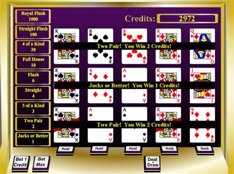 Triple Video Poker Download