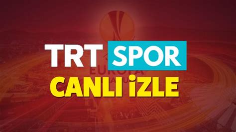 Trt spor canlı avrupa