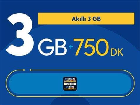 Turkcell akıllı 3gb paketi