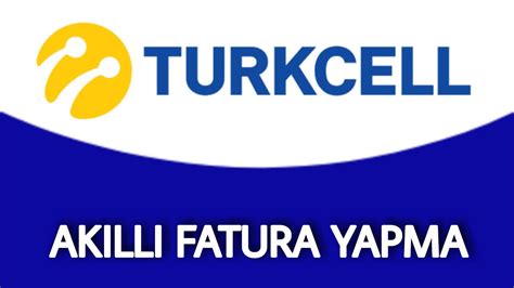 Turkcell akıllı fatura nedir