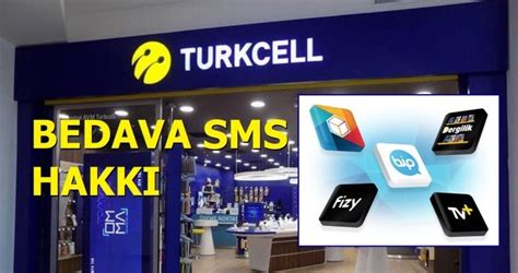 Turkcell bedava sms faturalı