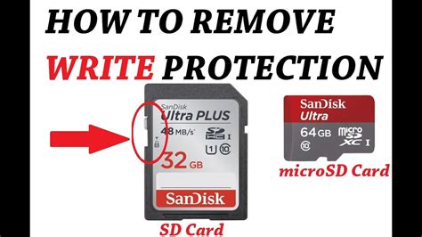 Turn Off Write Protection Sd Card