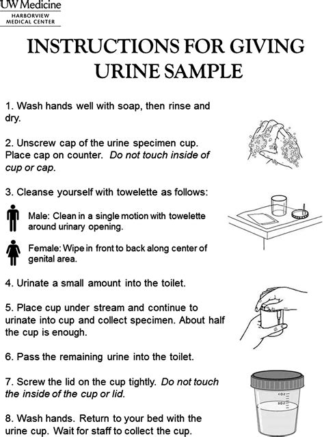 Urine Sample Instructions For Patients