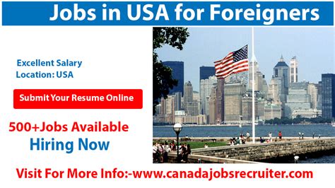 Us Jobs Openings For Foreigners