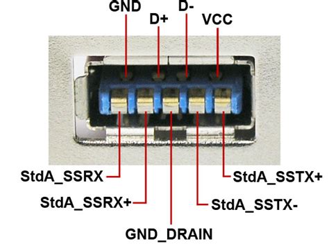 Usb Female Connector Pinout