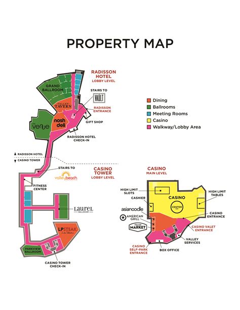 Valley Forge Casino Map