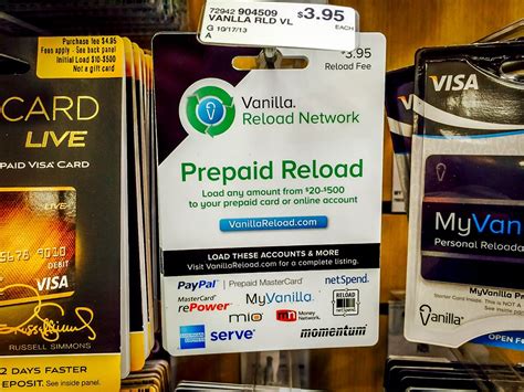 Vanilla Reload Credit Card