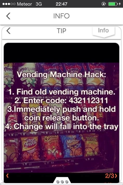 Vending Machine Codes To Get Money