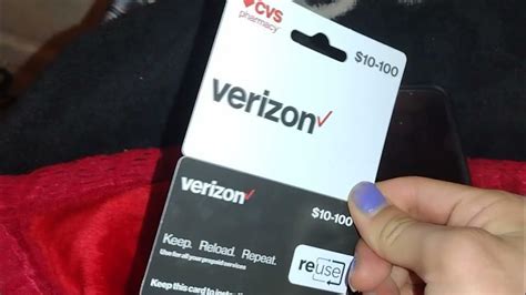 Verizon Prepaid Refill Card