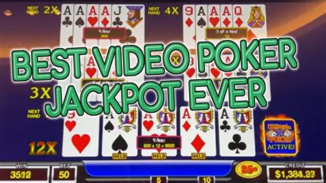 Video Poker Jackpots 2021