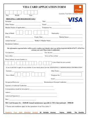 Visa Debit Card Apply Online