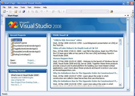Visual studio 2008 ダウンロード iso