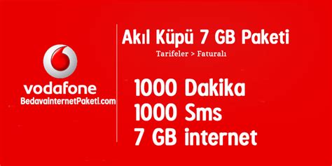 Vodafone akıl küpü 3gb tarifesi