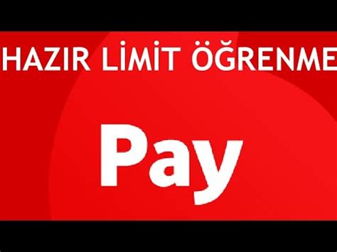 Vodafone limit öğrenme