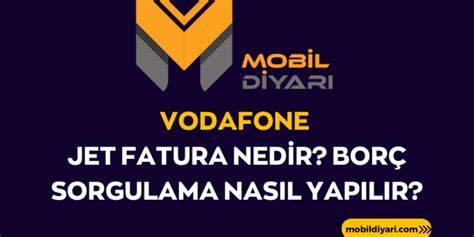 Vodafone net jet fatura