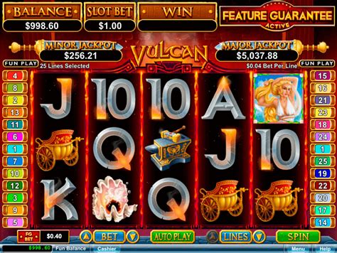 Vulcan deluxe slot machines