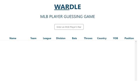 Wardle Website