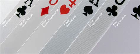 What Cardstock Is Used For Playing Cards