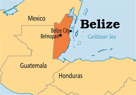 What Countries Border Belize