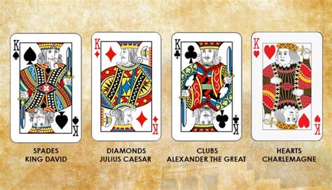 What Do The 4 Kings In A Deck Of Cards Represent