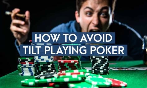What Does Tilt Mean In Poker