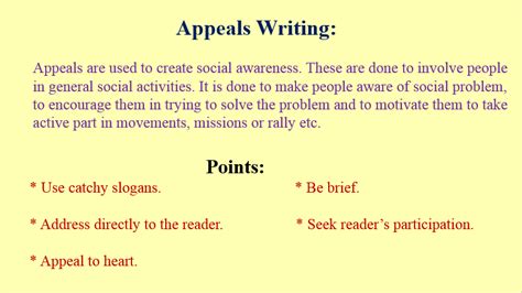 What Is Appeal In Writing