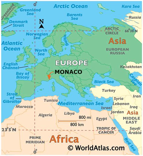 Where Is Monaco In Europe