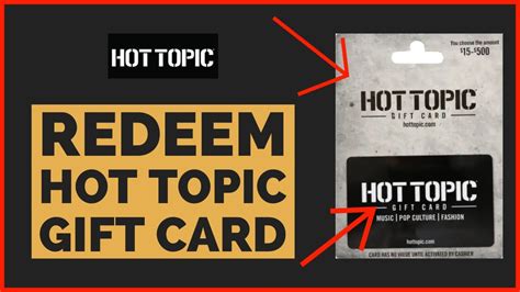 Where To Buy Hot Topic Gift Cards