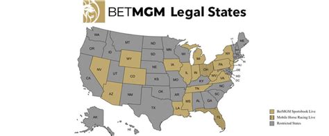 Where is BetMGM Legal? - List of All States Dec.