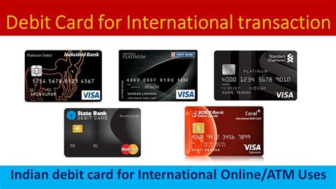 Which Bank Gives International Debit Card