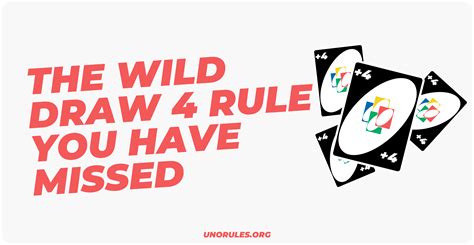 Wild Draw 4 Rules