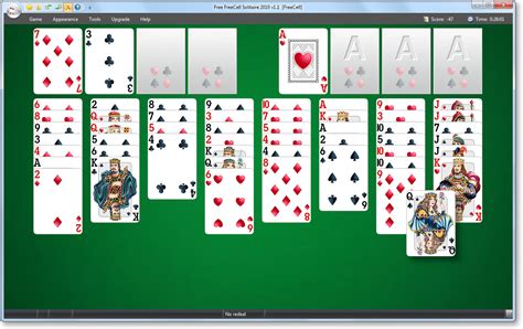 Windows 7 Freecell Card Game