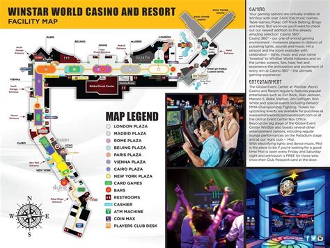 Winstar World Casino Map