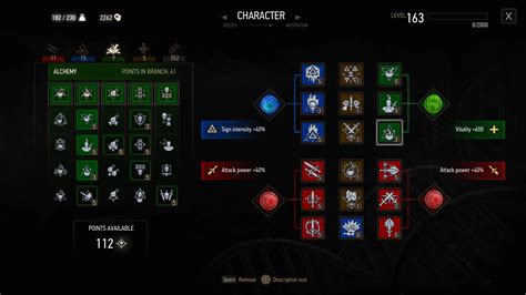 Witcher 3 How Many Skill Slots