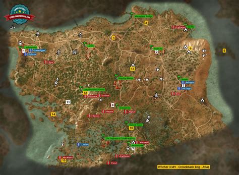 Witcher 3 Locations Map