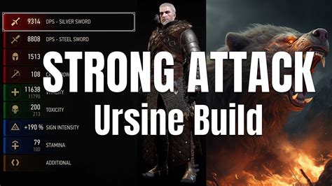 Witcher 3 Strong Attack Build