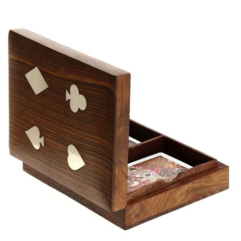 Wood Playing Card Boxes