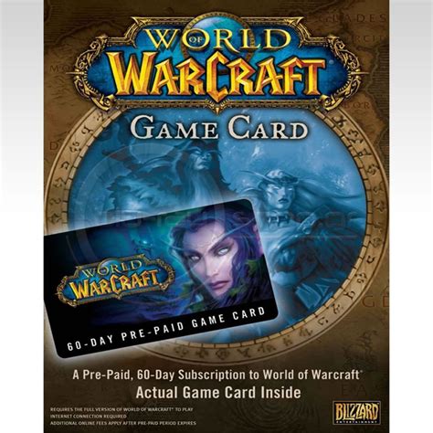 World Of Warcraft Prepaid Card