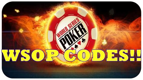 Wsop Online Poker Redeem Codes