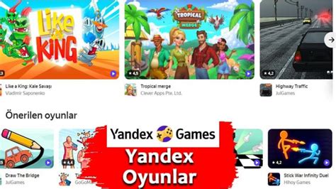 Yandex oyun kartı