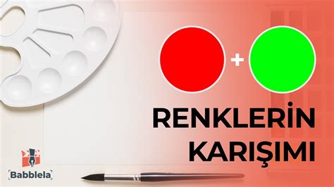 Yeşille kırmızı karışımı