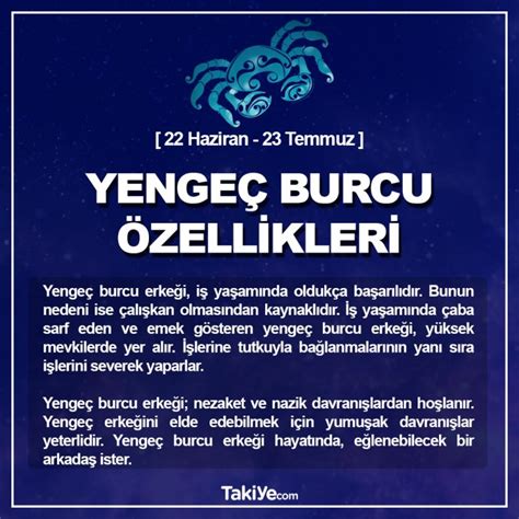 Yengeç erkeği özellikleri