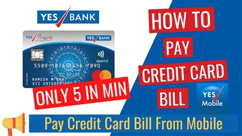 Yes Bank Card Pay Online